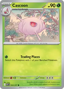Pokémon-Karte Cascoon 014/217