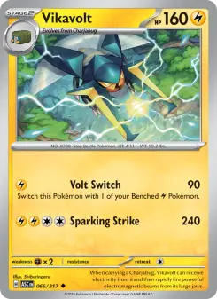 Pokémon-Karte Vikavolt 066/217