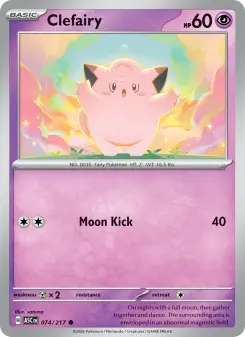 Pokémon-Karte Clefairy 074/217