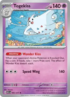 Pokémon-Karte Togekiss 082/217