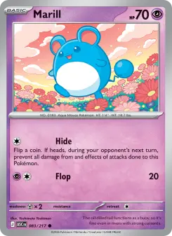 Pokémon-Karte Marill 083/217
