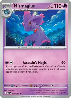 Pokémon-Karte Mismagius 086/217
