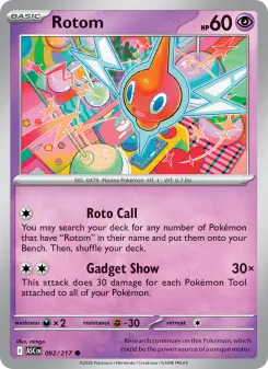 Pokémon-Karte Rotom 092/217