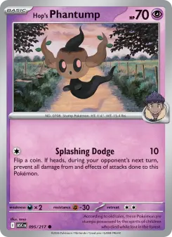 Pokémon-Karte Hop's Phantump 095/217