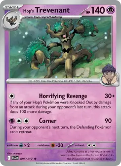 Pokémon-Karte Hop's Trevenant 096/217