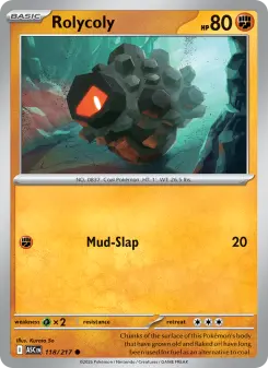Pokémon-Karte Rolycoly 118/217