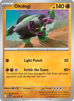 Pokémon-Karte Okidogi 122/217