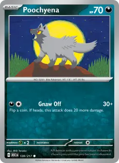 Pokémon-Karte Poochyena 128/217