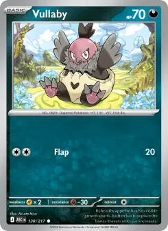 Pokémon-Karte Vullaby 138/217