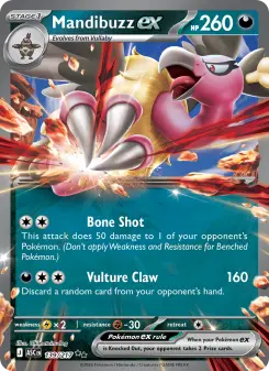 Pokémon-Karte Mandibuzz ex 139/217