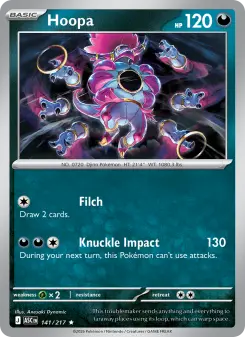 Pokémon-Karte Hoopa 141/217