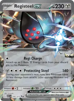Pokémon-Karte Registeel ex 145/217