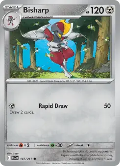 Pokémon-Karte Bisharp 147/217