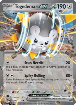 Pokémon-Karte Togedemaru ex 149/217