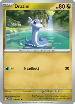 Pokémon-Karte Dratini 150/217