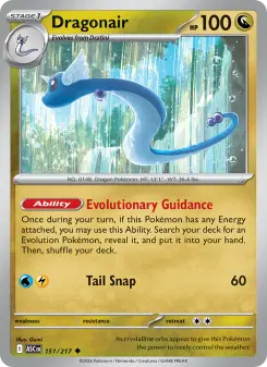 Pokémon-Karte Dragonair 151/217