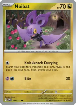 Pokémon-Karte Noibat 156/217