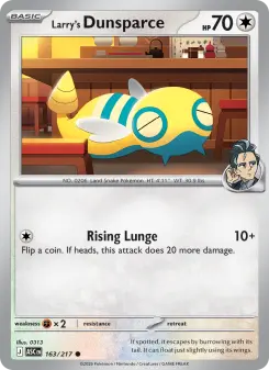 Pokémon-Karte Larry's Dunsparce 163/217