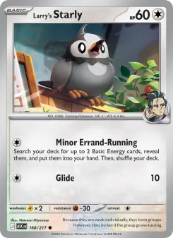 Pokémon-Karte Larry's Starly 168/217