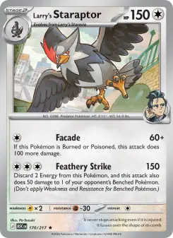 Pokémon-Karte Larry's Staraptor 170/217