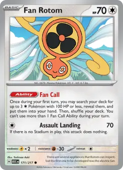 Pokémon-Karte Fan Rotom 171/217
