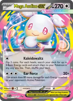 Pokémon-Karte Mega Audino ex 172/217