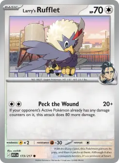 Pokémon-Karte Larry's Rufflet 173/217