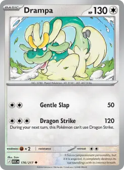 Pokémon-Karte Drampa 176/217