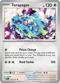 Pokémon-Karte Terapagos 178/217