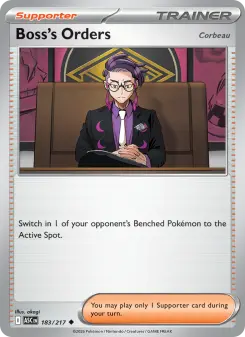 Pokémon-Karte Boss's Orders 183/217
