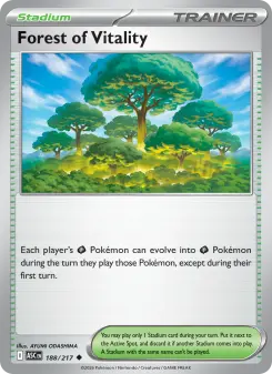 Pokémon-Karte Forest of Vitality 188/217
