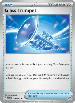 Pokémon-Karte Glass Trumpet 189/217