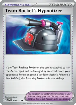 Pokémon-Karte Team Rocket's Hypnotizer 206/217