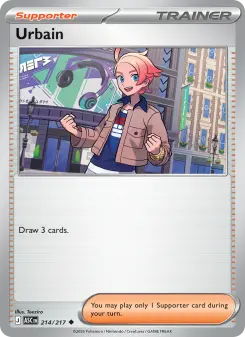 Pokémon-Karte Urbain 214/217