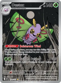 Pokémon-Karte Dustox 220/217