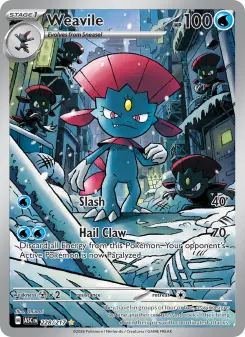 Pokémon-Karte Weavile 228/217