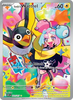 Pokémon-Karte Iono's Wattrel 231/217