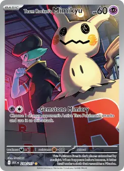 Pokémon-Karte Team Rocket's Mimikyu 238/217