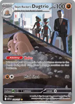 Pokémon-Karte Team Rocket's Dugtrio 239/217