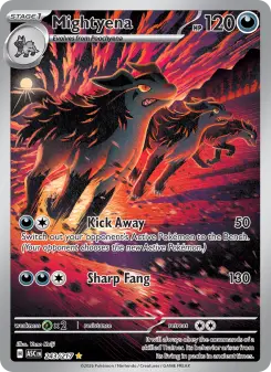 Pokémon-Karte Mightyena 243/217