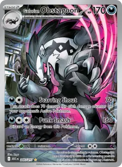 Pokémon-Karte Galarian Obstagoon 245/217