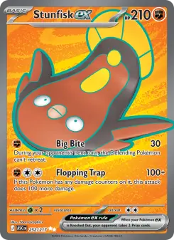 Pokémon-Karte Stunfisk ex 252/217