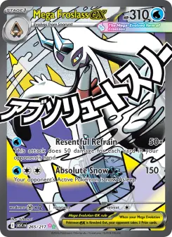 Pokémon-Karte Mega Froslass ex 265/217