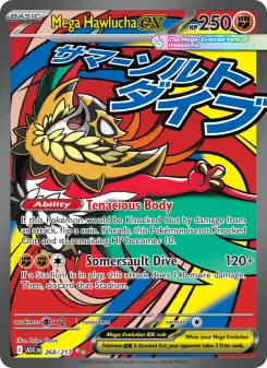 Pokémon-Karte Mega Hawlucha ex 268/217