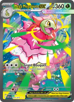 Pokémon-Karte Mega Meganium ex 272/217