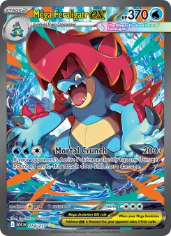 Pokémon-Karte Mega Feraligatr ex 274/217