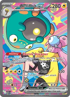 Pokémon-Karte Iono's Bellibolt ex 279/217