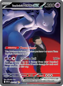 Pokémon-Karte Team Rocket's Mewtwo ex 281/217