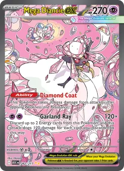Pokémon-Karte Mega Diancie ex 282/217
