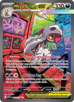 Pokémon-Karte Mega Scrafty ex 285/217